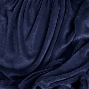 Berkshire VelvetLoft Throw Blanket, Navy