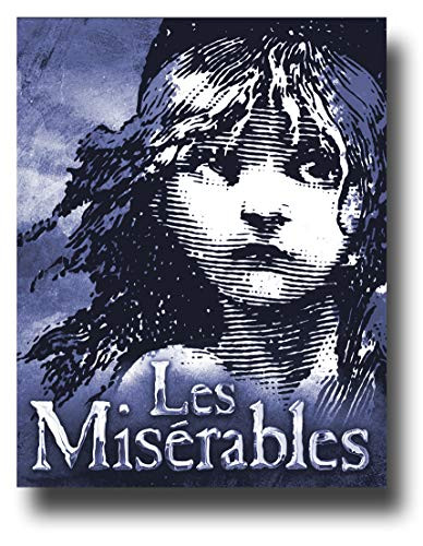 Poster House Les Miserables Cosette Blue Broadway Musical Promo 11 x 14 inches