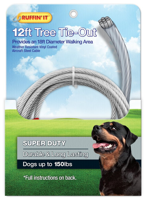 Ruffin' It Tree Tie Out, 4200-Pound, Strength Up to 18-Feet