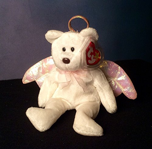 1 X Halo the White Angel Bear - MWMT Ty Beanie Babies