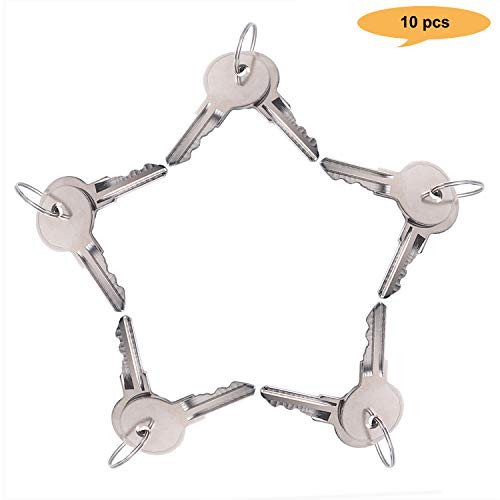 CH751 Key Replacement for RV Campers, Storage Lockers, Boats, Display Cases, T-Handles, Side Boxes (10 Sets)