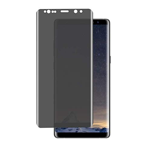 [2 Pack] Note 8 Privacy Screen Protector,9H Hardness[Anti-Spy][Anti-Fingerprint ][Case-Friendly][3D Coverage][Bubble-Free] Tempered Glass Screen Protector Film Compatible Samsung Galaxy Note 8