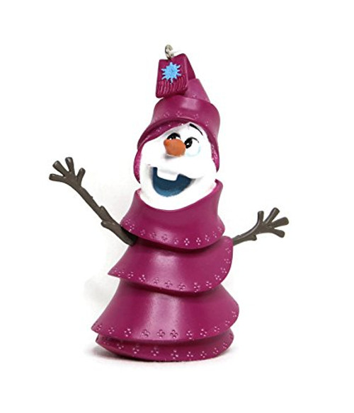 Disney-Hallmark Hallmark Olaf Frozen Adventure Wearing Purple Scarf Christmas Ornaments Disney-Hallmark Hallmark Olaf Frozen Adventure Wearing Purple Scarf Christmas Ornaments