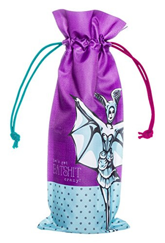 Wit Gifts WT101452 Wine Bag, Bat