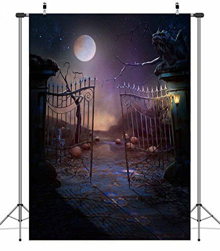 Apotoe 2.1X1.5m Dacron Halloween Theme Pictorial Cloth Customized Photography Backdrop Background Studio Props WS032A