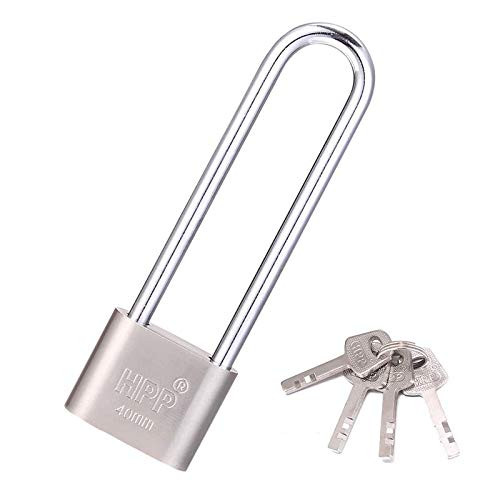 Padlock -40mm Lock Body, Gym, Locker, Security Door, Glass Door Lock, Door Cabinet, Drawer Door, File Cabinet, Handle, Bicycle, Front Mortise Lock, Long Beam Lock Waterproof, Anti-Theft, Anti-Rust