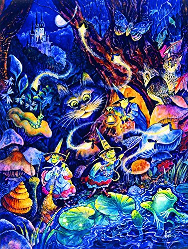 Three Witches 500 pc Halloween Jigsaw Puzzle by SunsOut