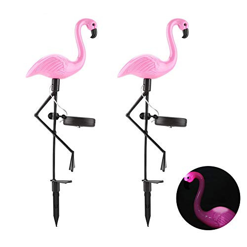Solar Flamingo Garden Light,2 Pack Pink Flamingo Solar Powered Outdoor LED Lawn Light Decorative Stake Lamp for Garden Yard Pathway Solar Flamingo Garden Light,2 Pack Pink Flamingo Solar Powered Outdoor LED Lawn Light Decorative Stake Lamp for Garden Yard Pathway