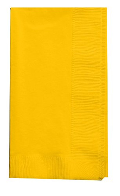 Creative Converting Touch of Color 100 Count 2-Ply Paper Dinner Napkins, School Bus Yellow Creative Converting Touch of Color 100 Count 2-Ply Paper Dinner Napkins, School Bus Yellow