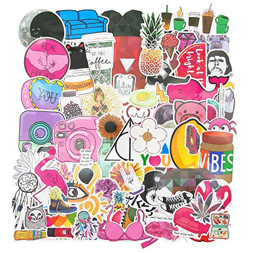 103 PCS Girl Cute Lovely Laptop Stickers Pink Decorative-Stickers Water Bottle Phone Guitar Motorcycle Skateboard Bicycle Bike Sticker Decal