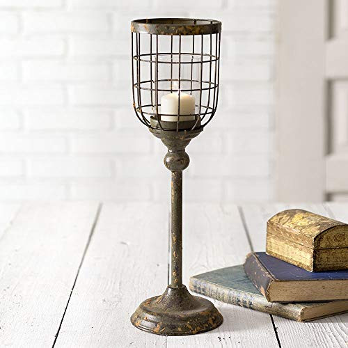 CTW Home Collection Large Distressed Candle Stand