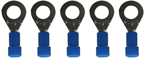 Keep It Clean KICRINGB1XBP Terminal Connector (Ring Tongues Terminal Connector Blue 1/4")