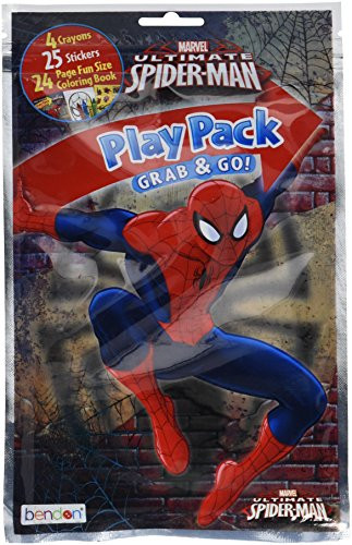 Marvel Bendon Spider-Man Coloring Activity Play Pack, Assorted Styles (43144)