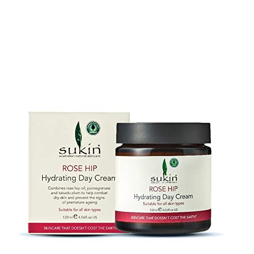 SUKIN Rose Hip Day Cream, 120 ML