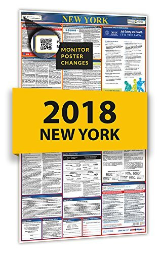 2019 New York All in One State & Federal Labor Law Posters for Workplace Compliance