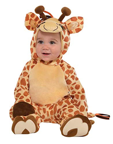 Amscan 845912 Baby Giraffe Costume, Size, Brown, 6-12 Months