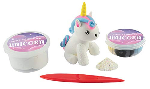 iscream Fizz Creations Make Your Own Mini Glittery Unicorn Modeling Dough Shaping Kit