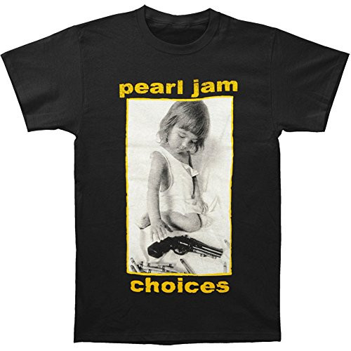 Tsurt TSU-1178-M Pearl Jam Choices T-Shirt - Black - Medium