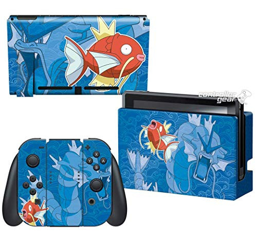 Controller Gear Nintendo Switch Skin & Screen Protector Set - "Magikarp Evolution" Set 1 - Nintendo Switch