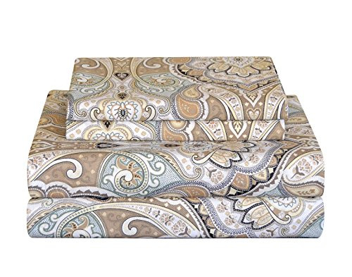 Pointehaven 200 Thread Count Percale Sheet Set, California King, Cedar
