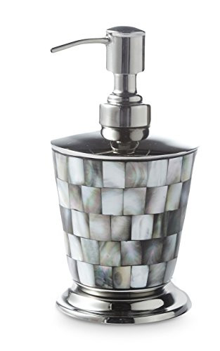 Julia Knight Classic 7" Soap/Lotion Dispenser Tahitian Pearl Bath Collection, One Size, Tahiti