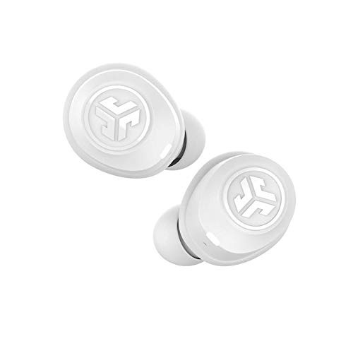 JLab Audio JBuds Air True Wireless Signature Bluetooth Earbuds + Charging Case - White - IP55 Sweat Resistance - Bluetooth 5.0 Connection - 3 EQ Sound Settings: JLab Signature, Balanced, Bass Boost