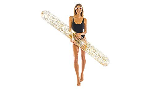 Pool Candy - Gold Glitter Super Noodle, 72 Inches