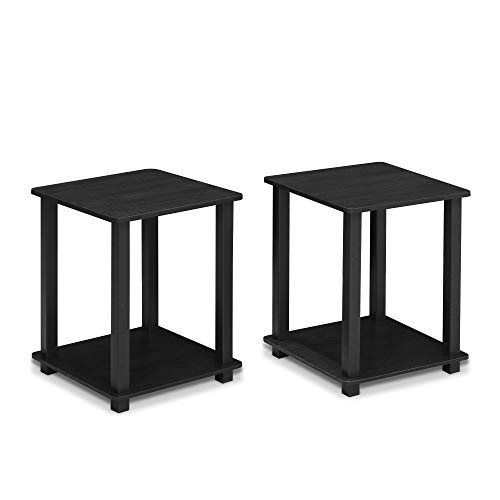 Furinno 12127AM/BK Simplistic End Table, Americano/Black