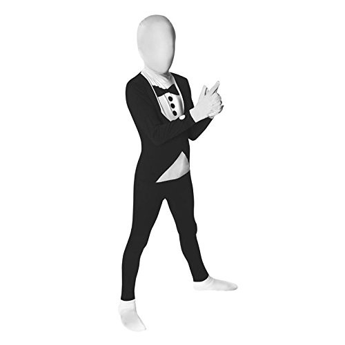 Tuxedo Kids Morphsuit Costume - size Medium 3'6-3'11 (105cm-119cm)