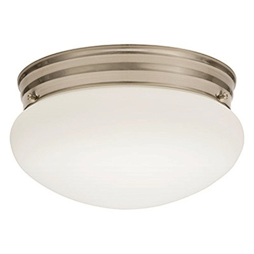 Lithonia Lighting FMMUSL 9 14830 BZ M4 LED Mushroom Flush Mount, 9-Inch, Bronze