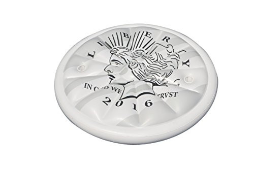 Swimline Silver Dollar Island Money Pool Float Swimline Silver Dollar Island Money Pool Float