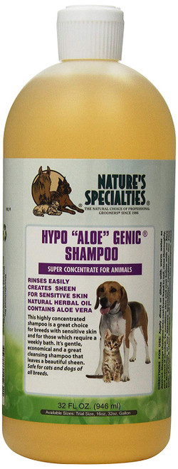 Nature's Specialties Hypo Aloe Genic Pet Shampoo, 32-Ounce