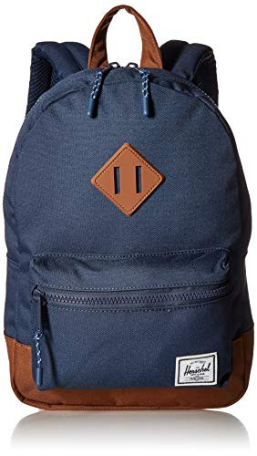 Herschel Heritage Kids Children's Backpack, Navy/saddle Brown, One Size