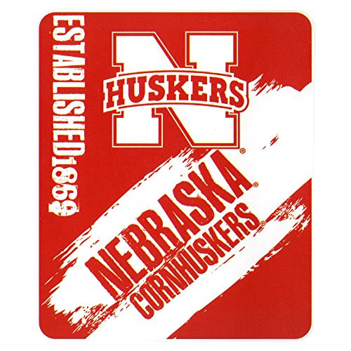 The Northwest Company NCAA Collegiate School Logo Fleece Blanket (Nebraska Cornhuskers, 50" x 60") The Northwest Company NCAA Collegiate School Logo Fleece Blanket (Nebraska Cornhuskers, 50" x 60")