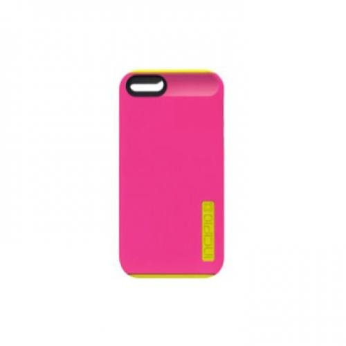 Incipio DualPro Case for iPhone 5S - Retail Packaging - Pink/Yellow