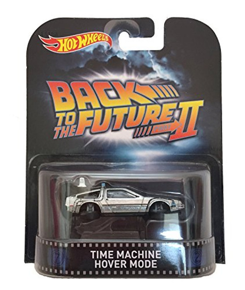Time Machine Hover Mode "Back To The Future Part II" Hot Wheels 2015 Retro Series 1/64 Die Cast Vehicle Time Machine Hover Mode "Back To The Future Part II" Hot Wheels 2015 Retro Series 1/64 Die Cast Vehicle