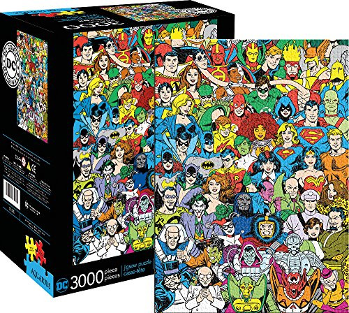 Aquarius DC Comics Line Up 3000 Piece Jigsaw Puzzle