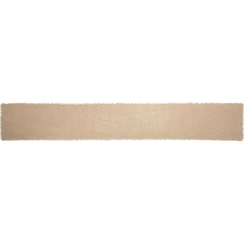 VHC Brands Farmhouse Holiday Tabletop & Kitchen - Burlap Vintage White Runner, 13x90, VHC Brands Farmhouse Holiday Tabletop & Kitchen - Burlap Vintage White Runner, 13x90,