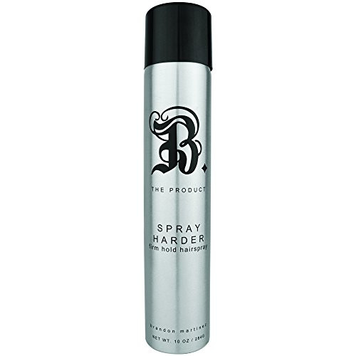 Best Hairspray For Shine And Hold-Heat Protectant Spray, Firm Hold Thermal Protectant Hairspray For Thinning Hair-Volumizing Hairspray, B. THE PRODUCT Spray Harder