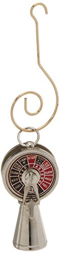 Hampton Nautical 3xglass-101 Chrome Titanic Engine Telegraph 5"-Christmas Tree Decoration-Xmas Ornament, 5"