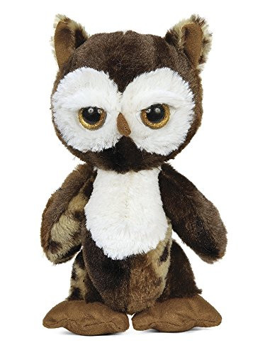 Bearington Big Head Hoots Owl Stuffed Animal Toy, 8"