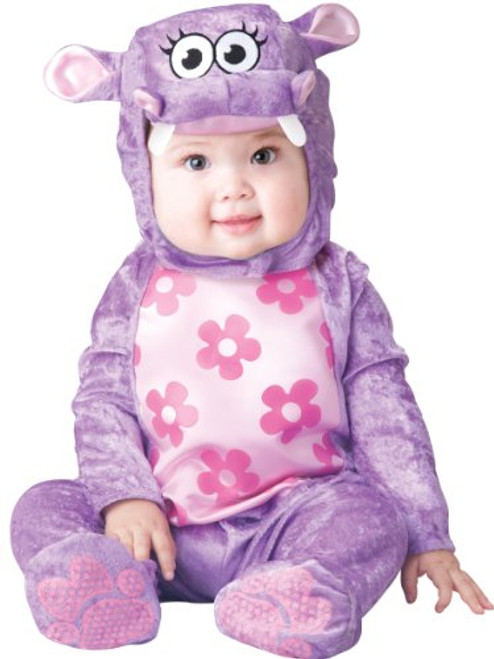 InCharacter Costumes Baby Girl's Huggable Hippo Costume, Purple, X-Small