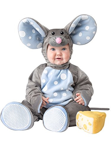 Fun World Baby Toddler Kids Lil' Mouse Costume, Grey Light Blue, L