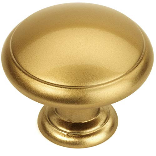 10 Pack - Cosmas 5422GC Gold Champagne Cabinet Hardware Mushroom Knob