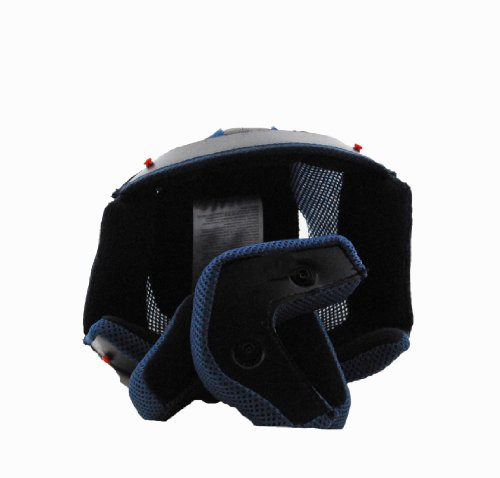 Vega Replacement Liner for NT100 Helmet (Blue/Black, Small)