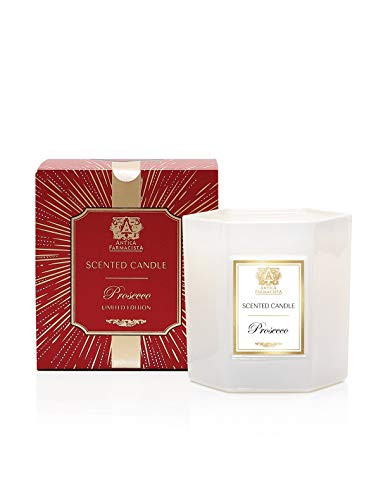 Antica Farmacista Prosecco Red Holiday Candle, Prosecco, 1 Count
