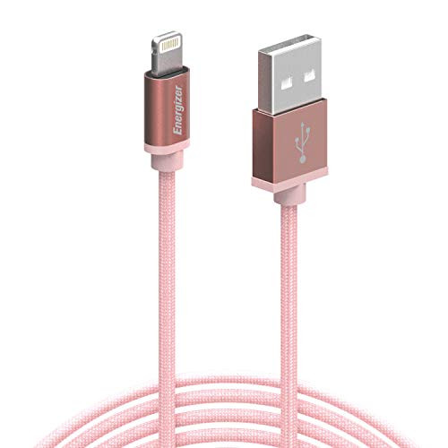 Premier Energizer 6ft Braided Lightning Cable Pink