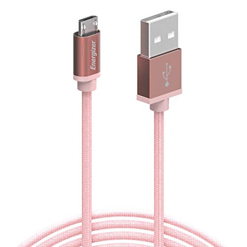 Premier Energizer 6ft Braided Micro Cable Pink