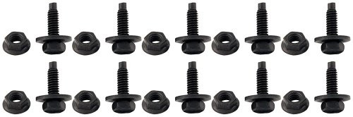 Allstar Performance ALL18553 Black 3/4" UHL x 1/4"-20 Thread Body Bolt Kit, (Set of 10)