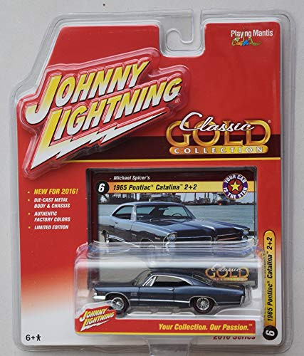 Johnny Lightning Gold Classic Collection, Slate 1965 Pontiac Catalina 2+2 #6